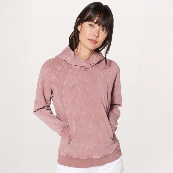 Lululemon Scuba Hoodie Pullover Washed Quicksand Size 4 - Picture 2 of 14